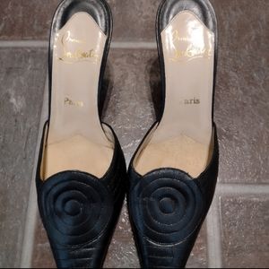 christian louboutin vintage slip on size 34